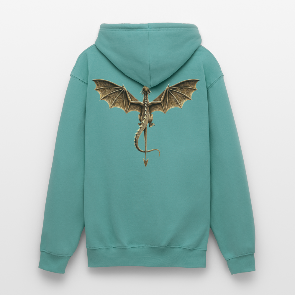 ✨ Mystischer Drachen Hoodie ✨ - Pastelltürkis