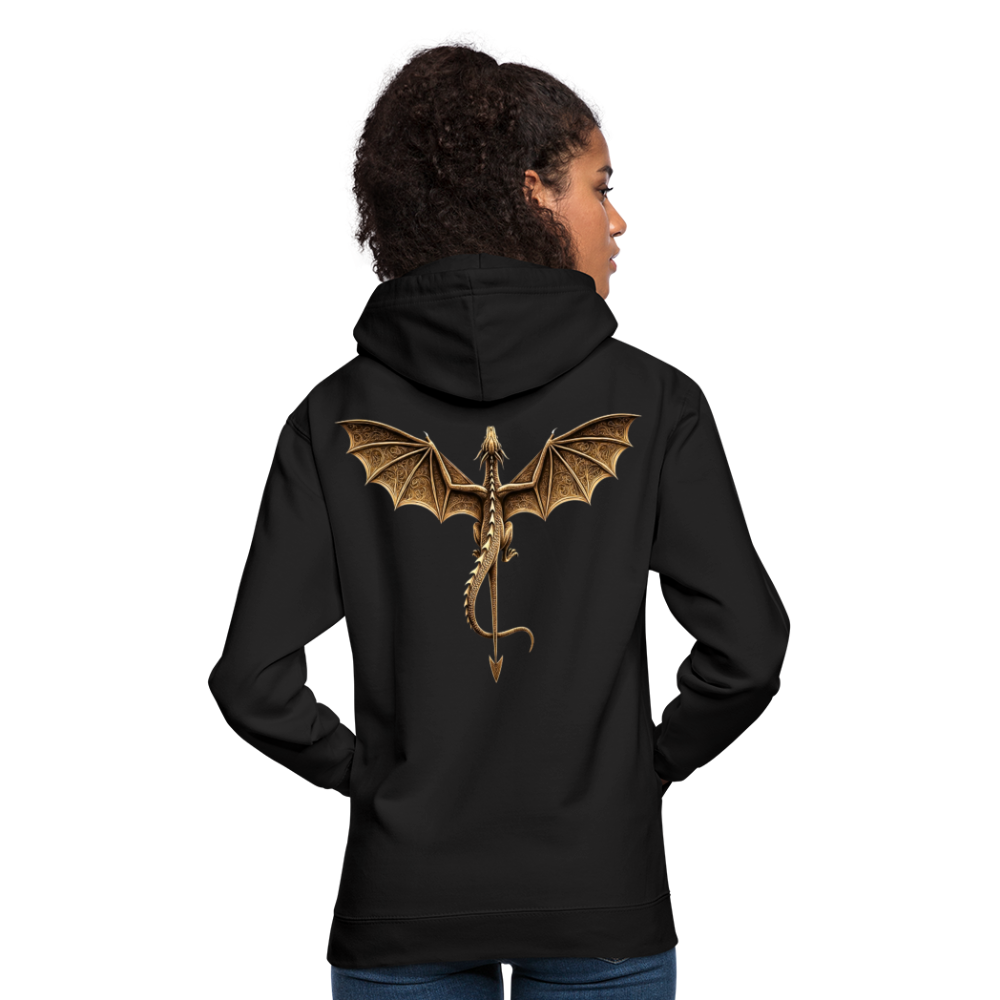 ✨ Mystischer Drachen Hoodie ✨ - Schwarz