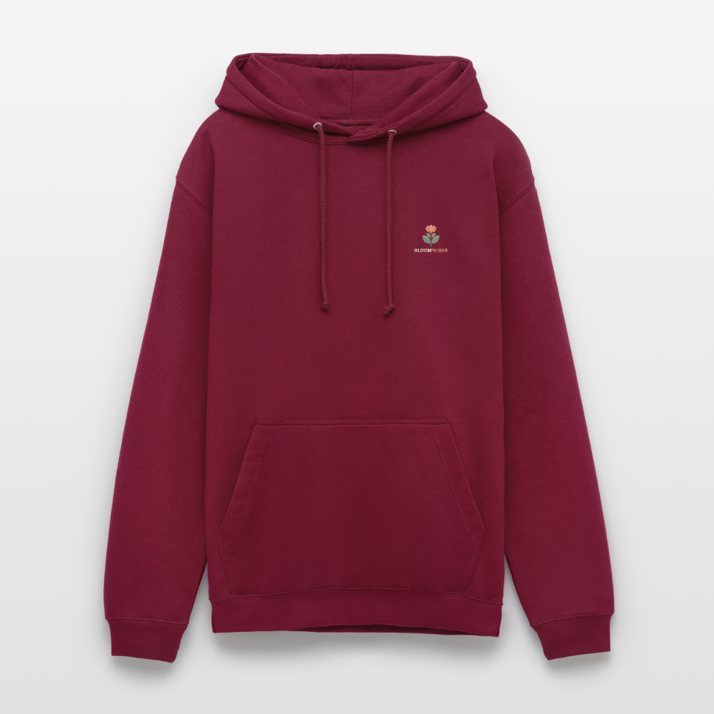 BloomVibes Hoodie - Bordeaux