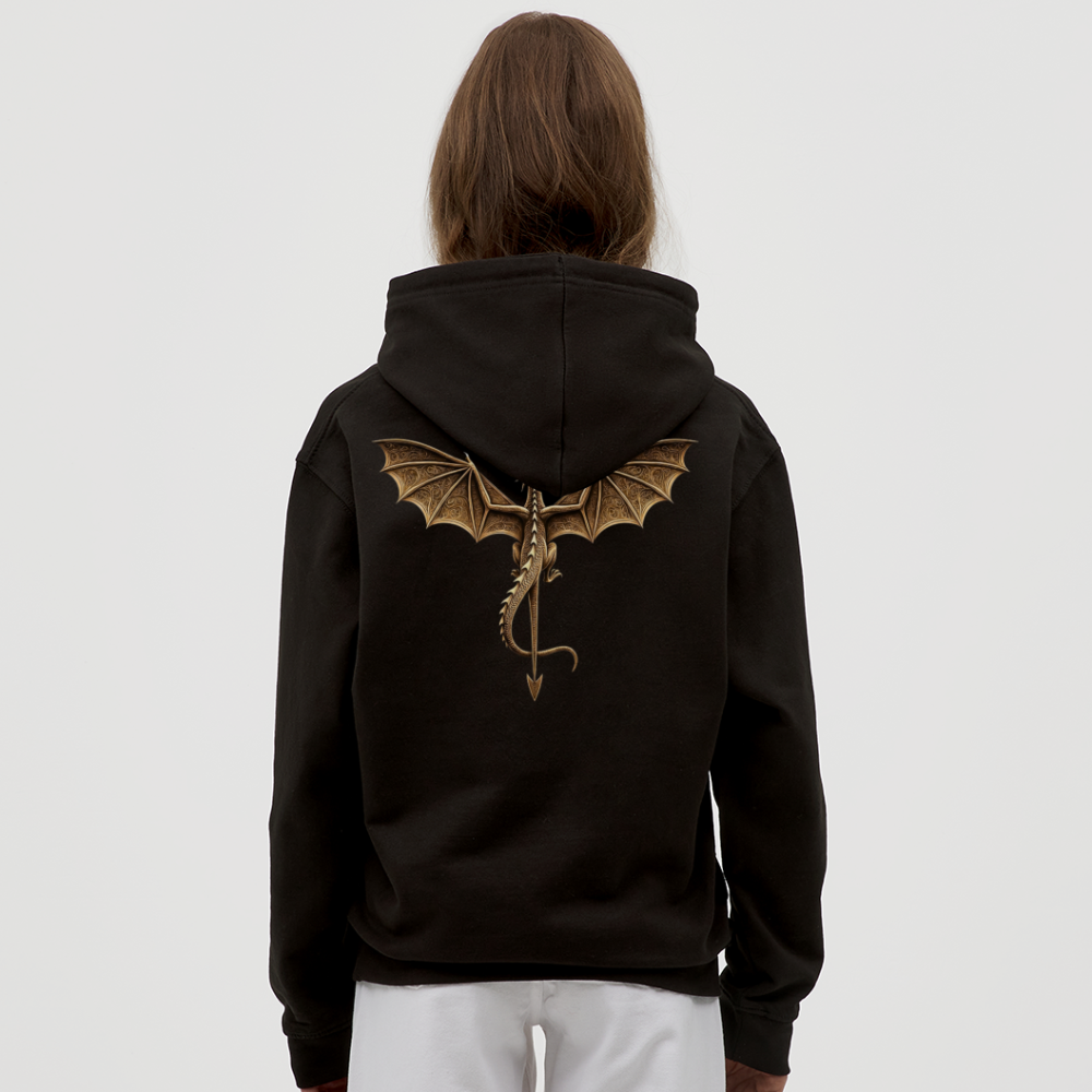 ✨ Mystischer Drachen Hoodie ✨ - Schwarz