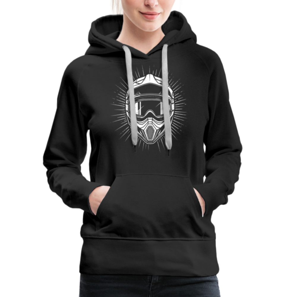 Mega cooler Hoodie mit "NelesVibes" Print - Schwarz