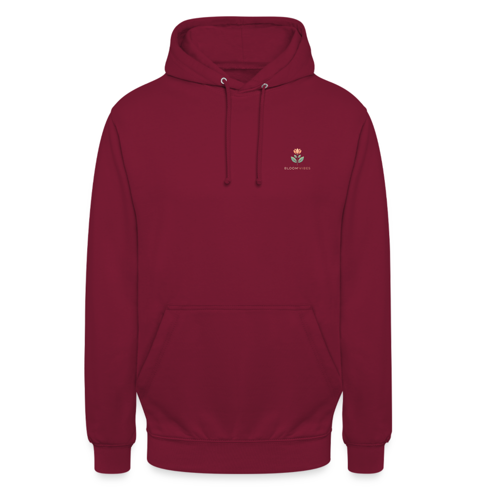 BloomVibes Hoodie - Bordeaux