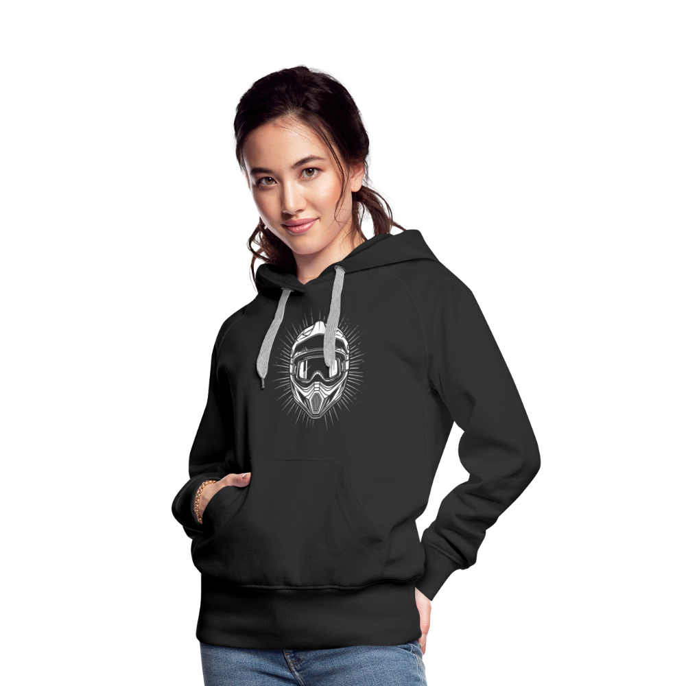 Mega cooler Hoodie mit "NelesVibes" Print - Schwarz