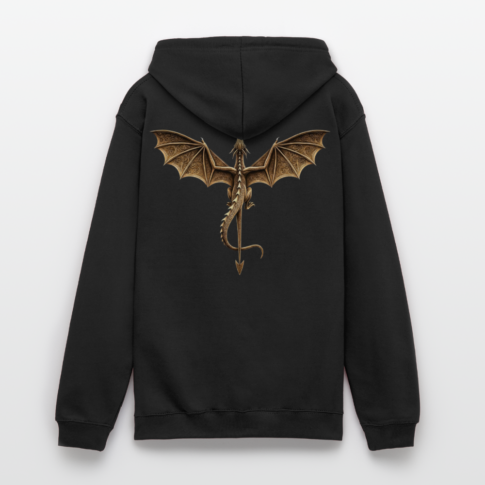 ✨ Mystischer Drachen Hoodie ✨ - Schwarz