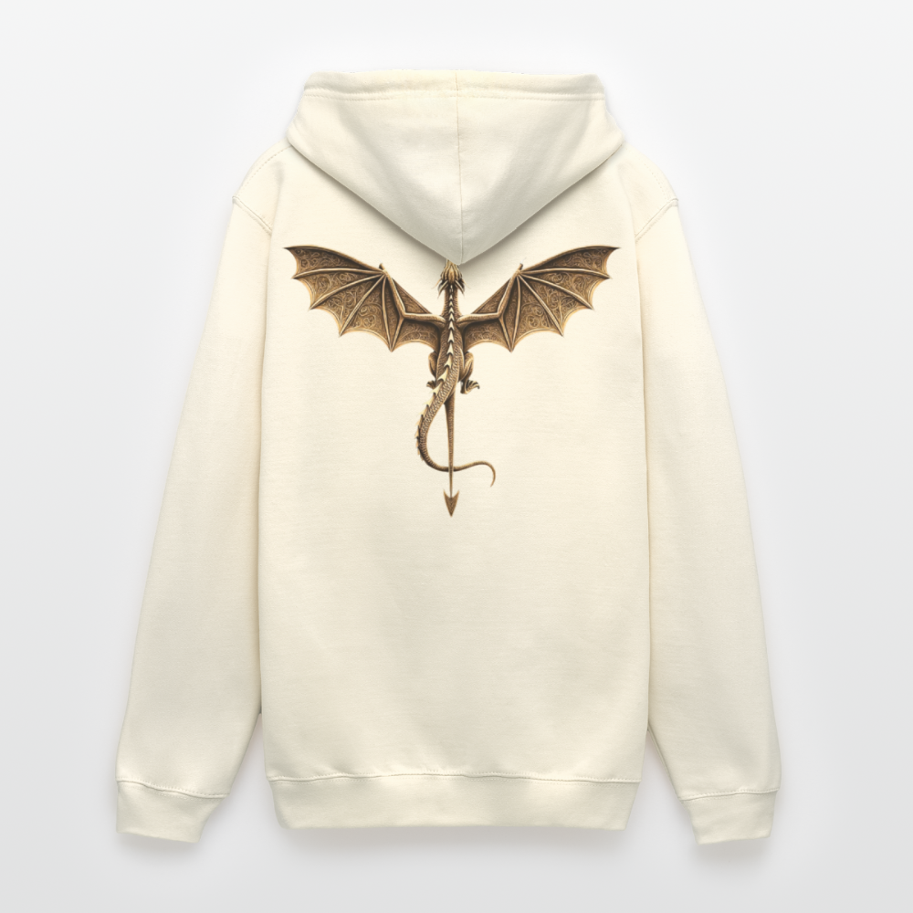 ✨ Mystischer Drachen Hoodie ✨ - Vanille-Milchshake