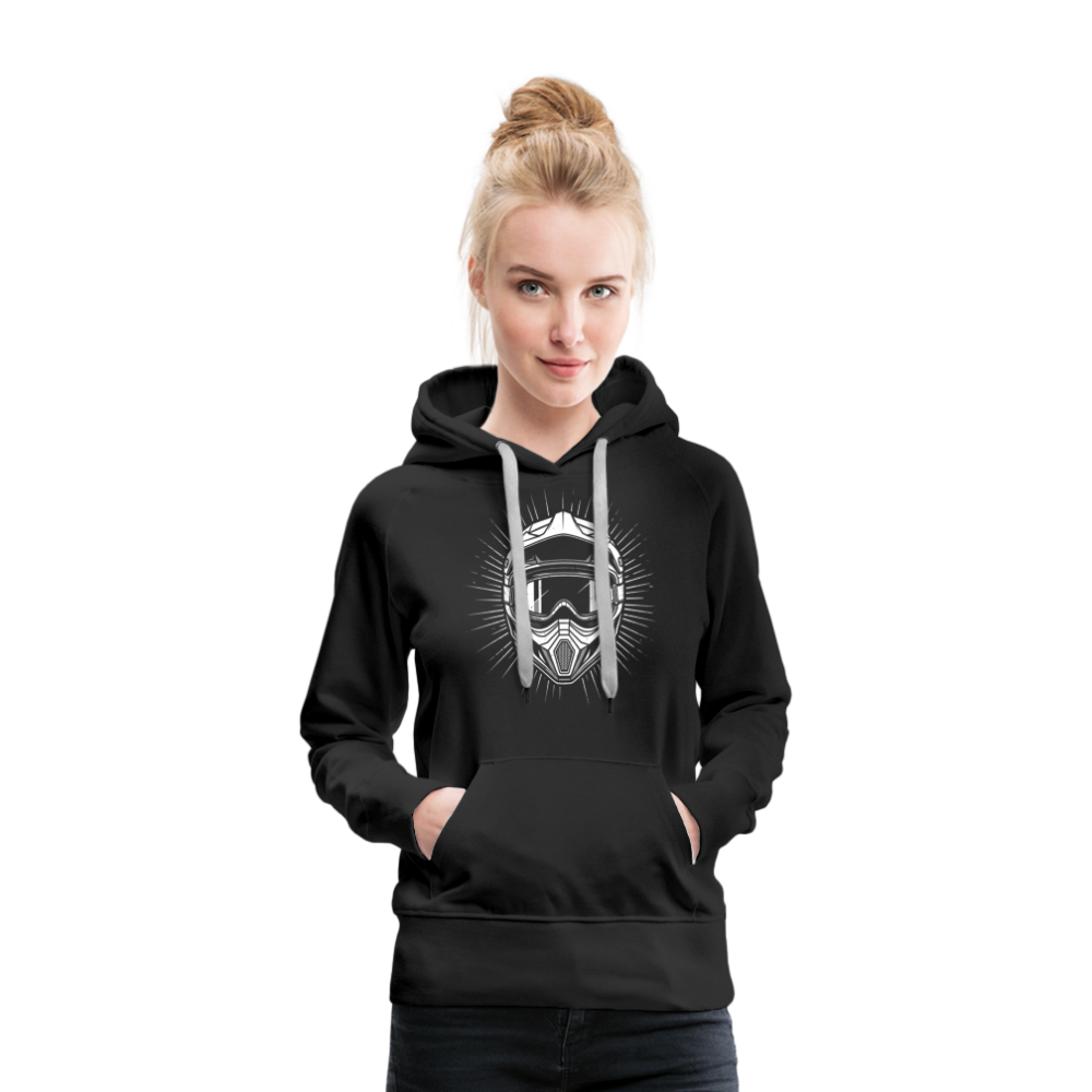 Mega cooler Hoodie mit "NelesVibes" Print - Schwarz