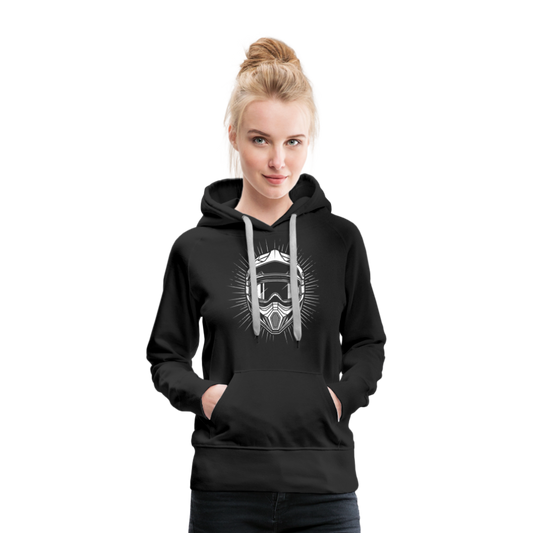 Mega cooler Hoodie mit "NelesVibes" Print - Schwarz