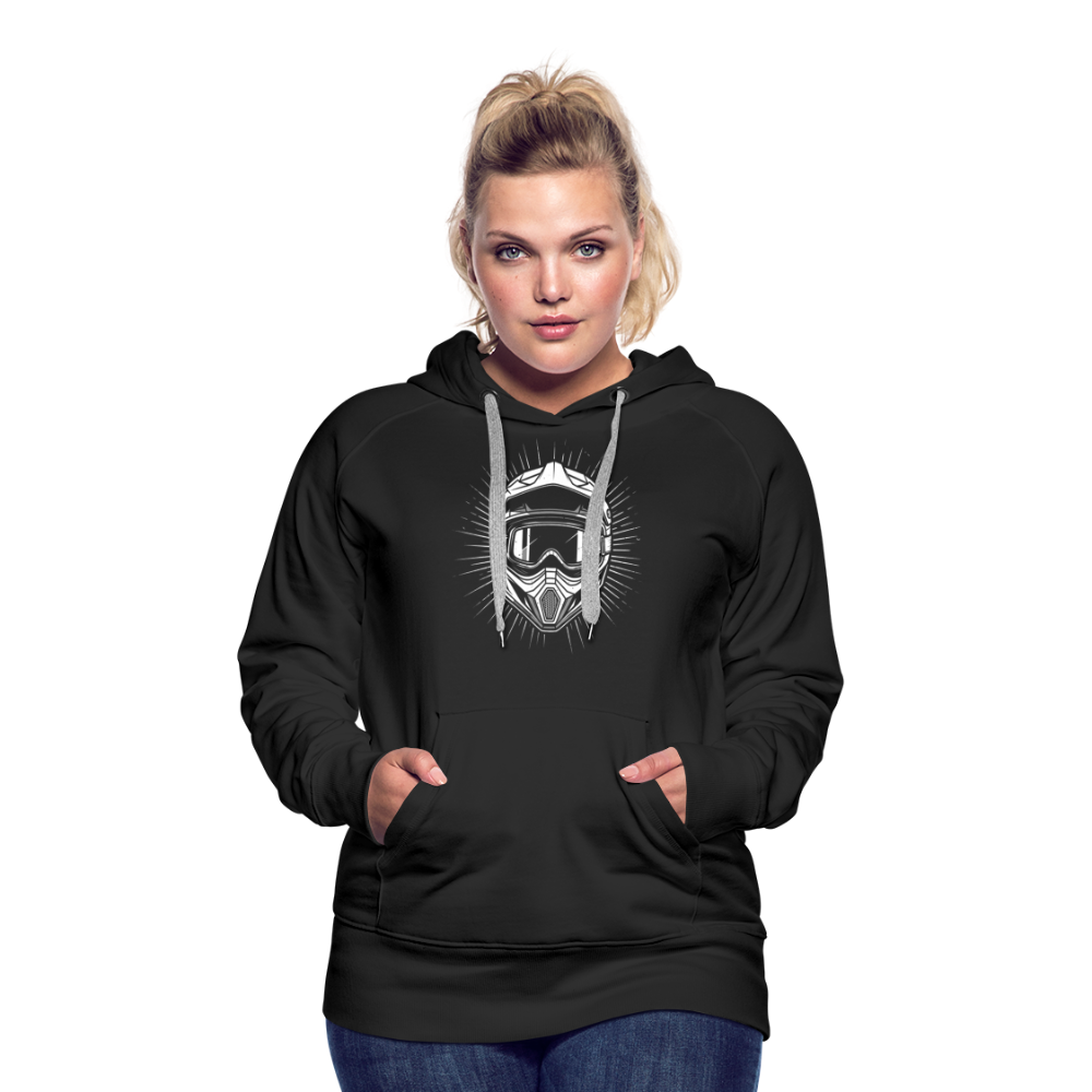 Mega cooler Hoodie mit "NelesVibes" Print - Schwarz