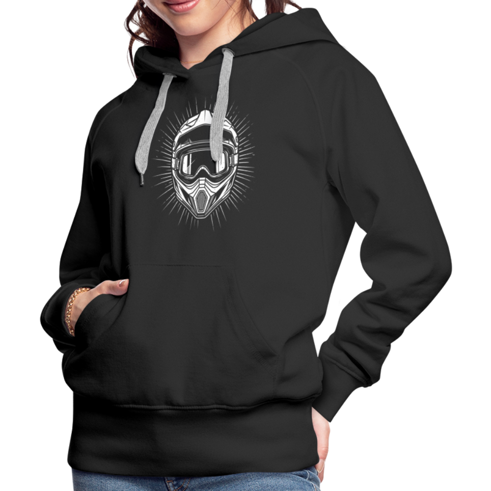 Mega cooler Hoodie mit "NelesVibes" Print - Schwarz